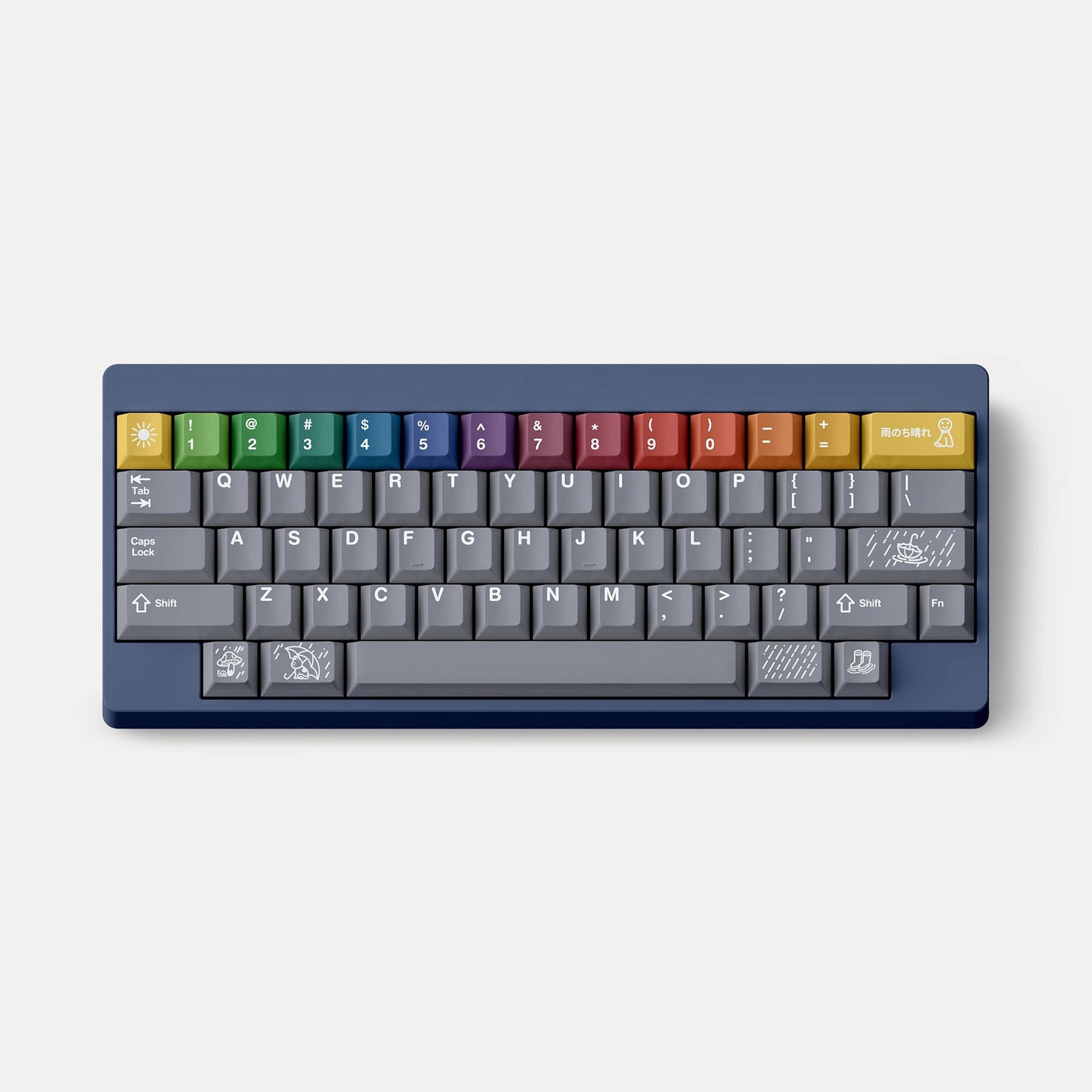 FBB After the Rain Dark/Light Keycap Set, Cherry Profile, Dye Sub PBT Key Cap