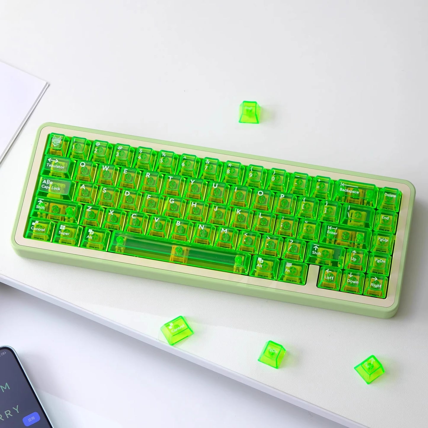 Aifei Transparent Keycap Set, Cherry Profile