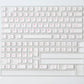 Aifei Pink on White (POW) Keycap Set, Cherry Profile, Double Shot ABS Key Cap