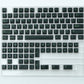 Semi-transparent Keycap Set, Cherry Profile, Double Shot ABS Keycap