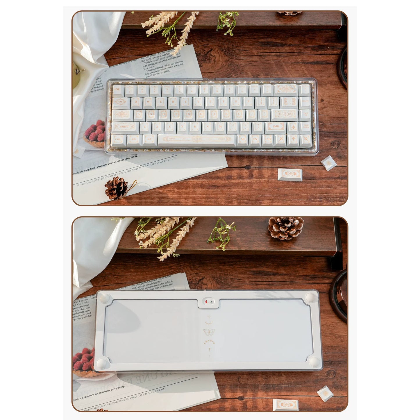 Ainbell Base68 Flowing Light Cute Custom Design Keyboard
