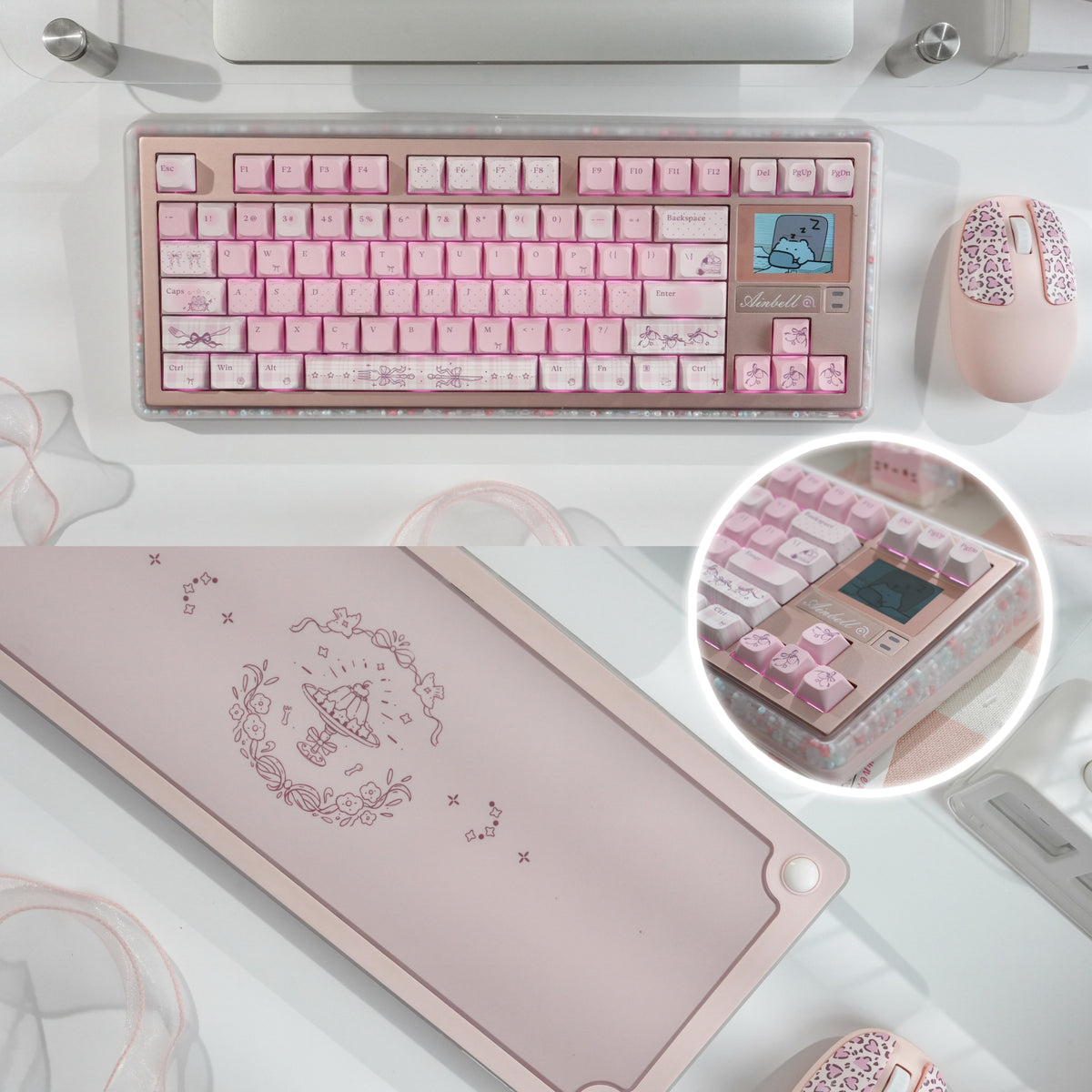 Ainbell Base81 Cute Custom Design Keyboard