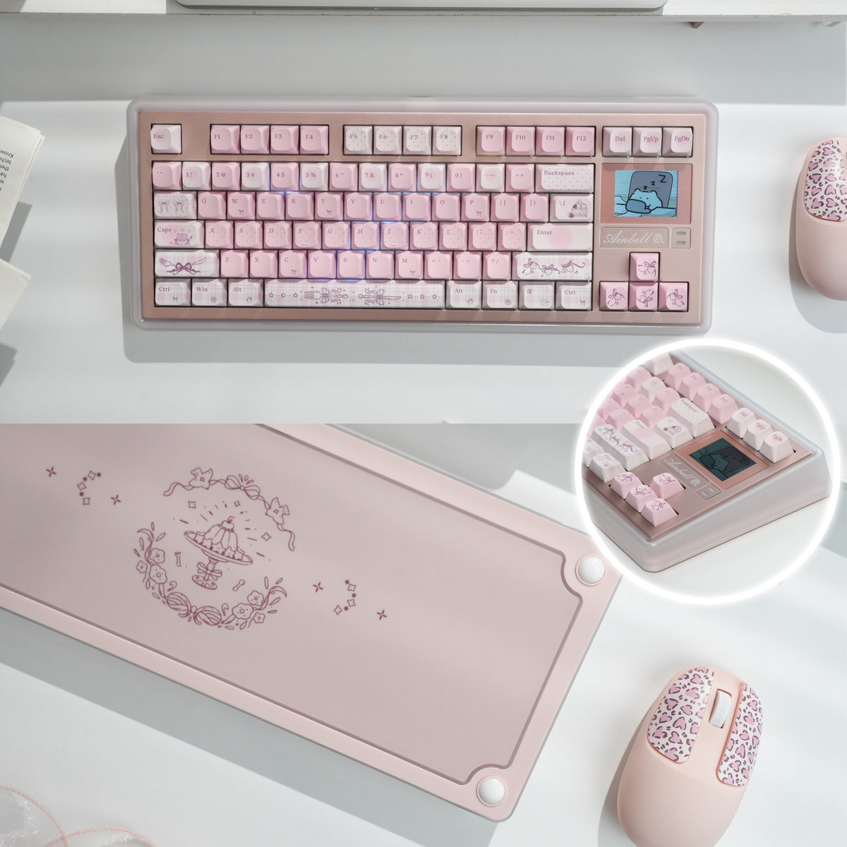 Ainbell Base81 Cute Custom Design Keyboard