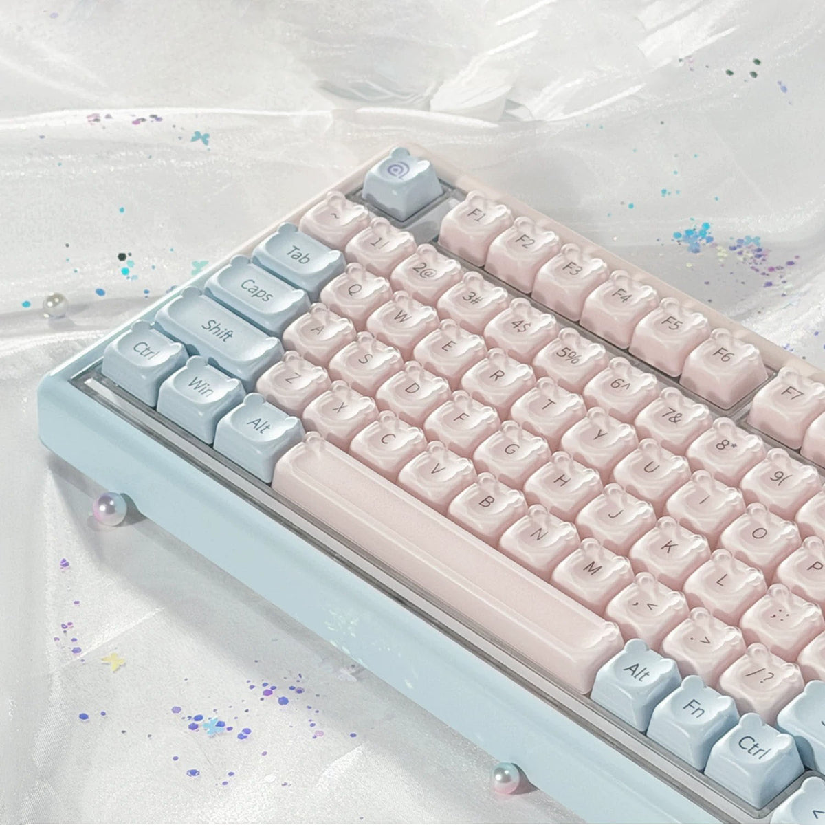 Ainbell Base99 (Blue Pink Gradient) Cute Custom Design Keyboard