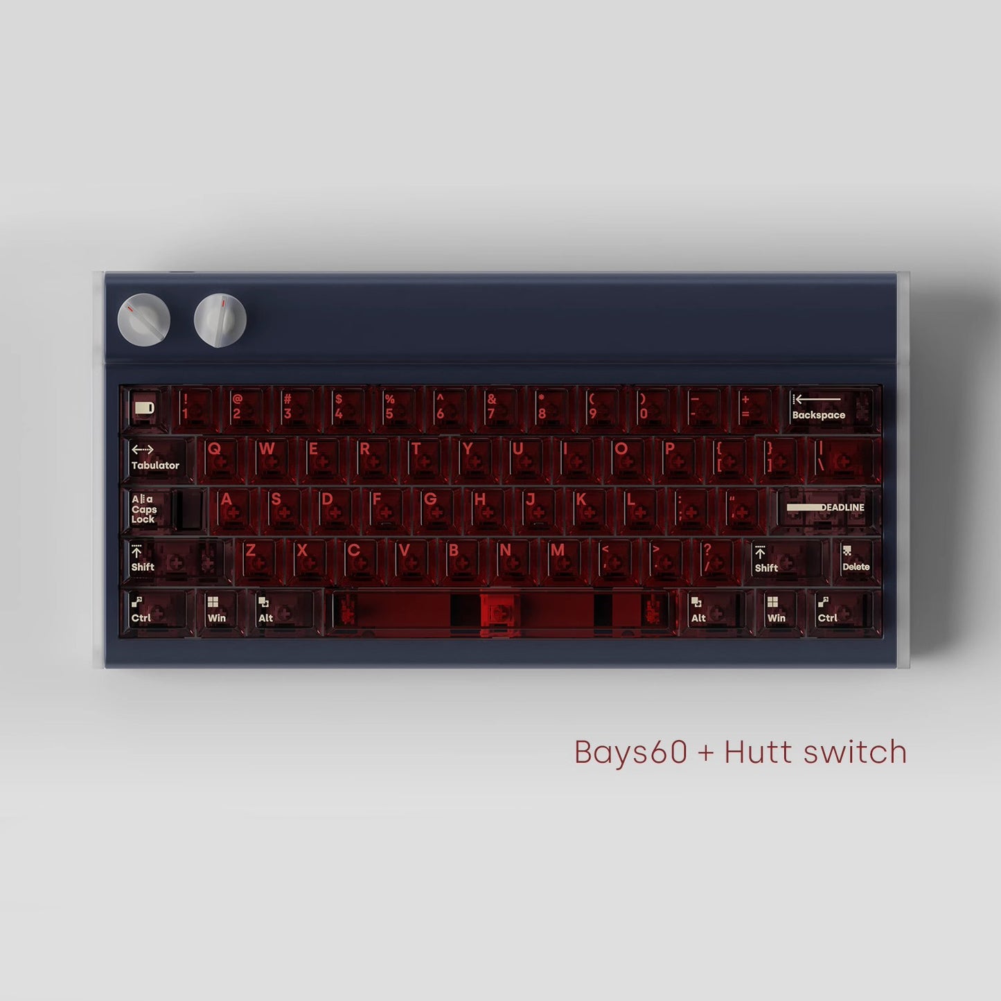 Deadline AirAnchor Keycap Set, Cherry Profile, Transparent PC Key Cap