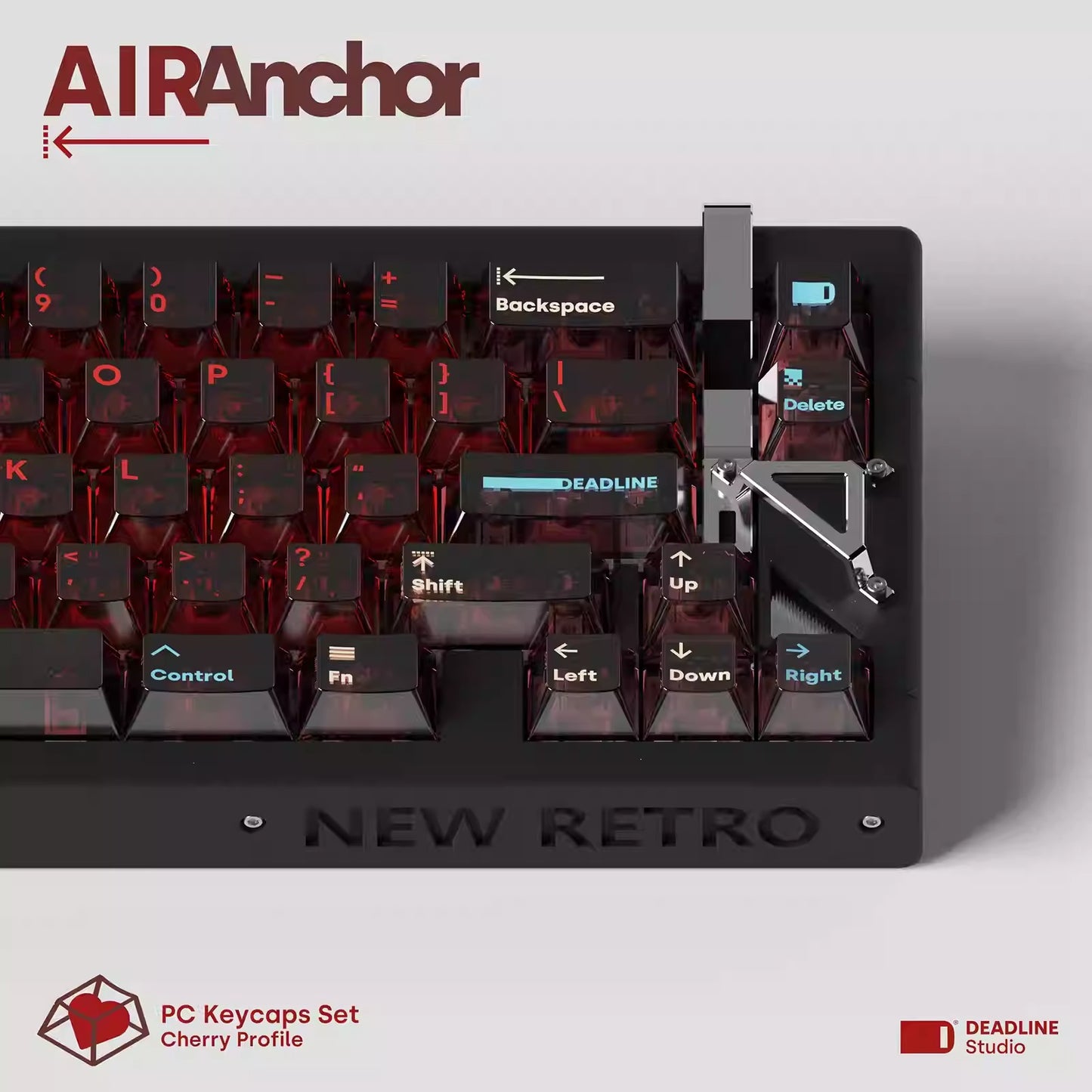 Deadline AirAnchor Keycap Set, Cherry Profile, Transparent PC Key Cap