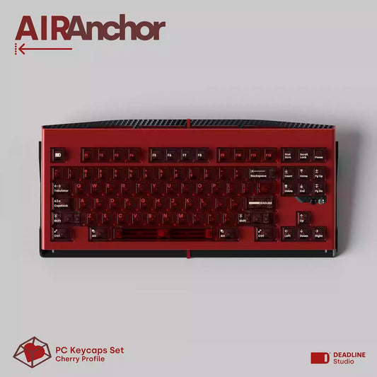 Deadline AirAnchor Keycap Set, Cherry Profile, Transparent PC Key Cap