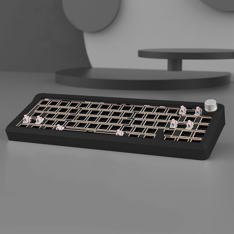 HJS AL65 Aluminum Wired Mechanical Keyboard Barebone