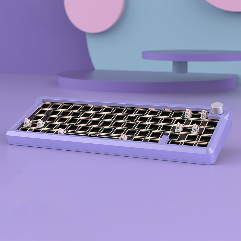 HJS AL65 Aluminum Wired Mechanical Keyboard Barebone