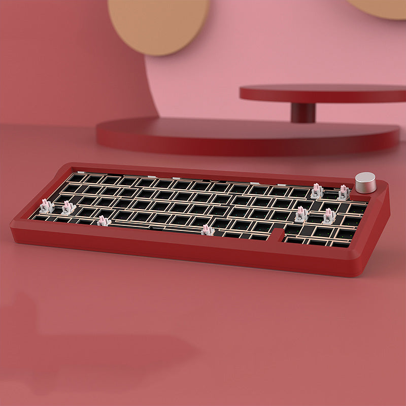 HJS AL65 Aluminum Wired Mechanical Keyboard Barebone