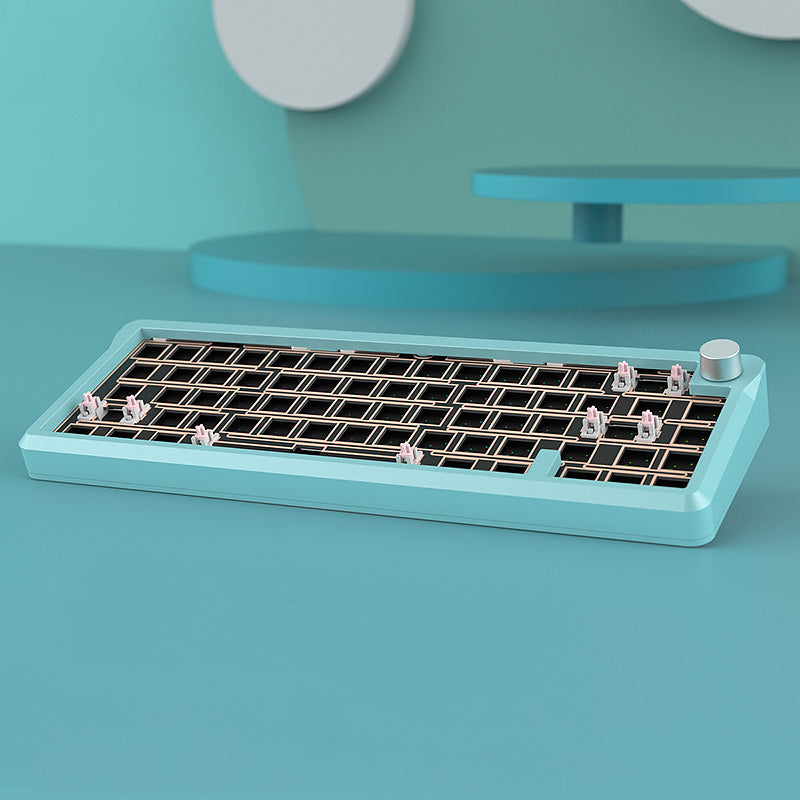 HJS AL65 Aluminum Wired Mechanical Keyboard Barebone