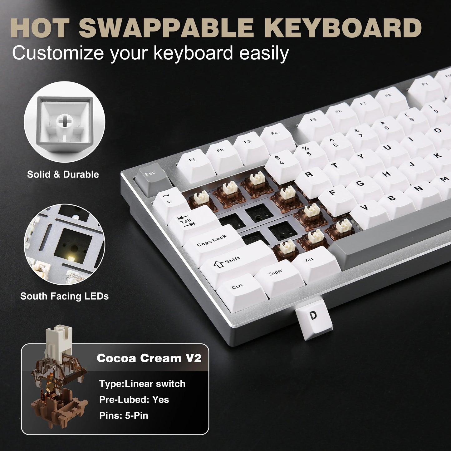 Yunzii AL75 Pro Aluminum Mechanical Keyboard