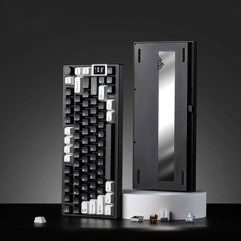 Yunzii AL80 QMK/VIA Aluminum LCD Mechanical Keyboard
