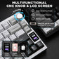 Yunzii AL80 QMK/VIA Aluminum LCD Mechanical Keyboard