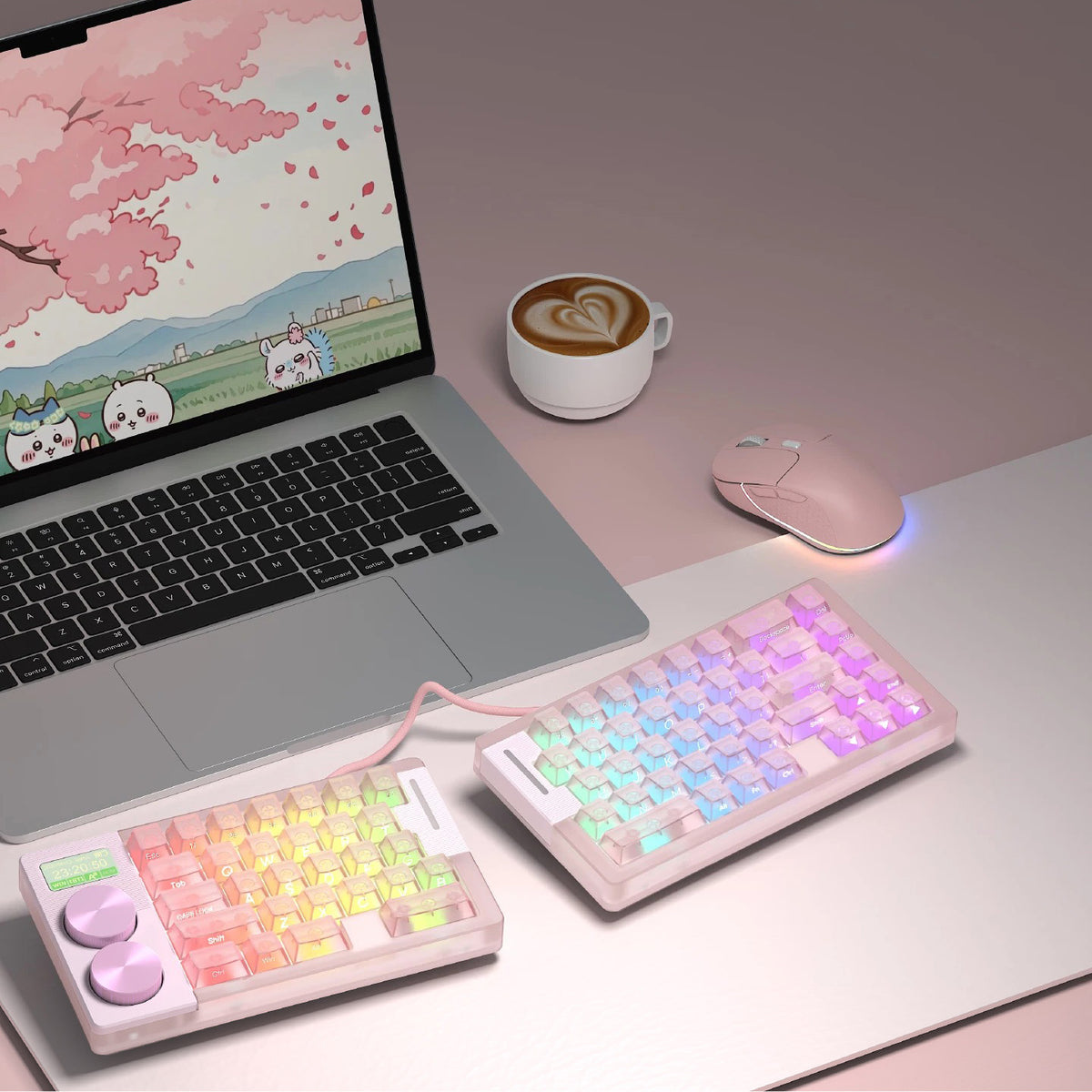 MMD Alice Matt65 Split Mechanical Keyboard