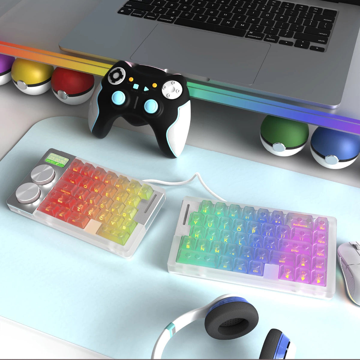 MMD Alice Matt65 Split Mechanical Keyboard
