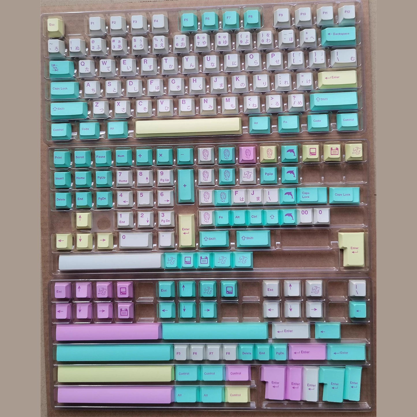 GMK CYL Analog Dreams 2 Keycap Set, Cherry Profile, Dye Sub PBT Key Cap