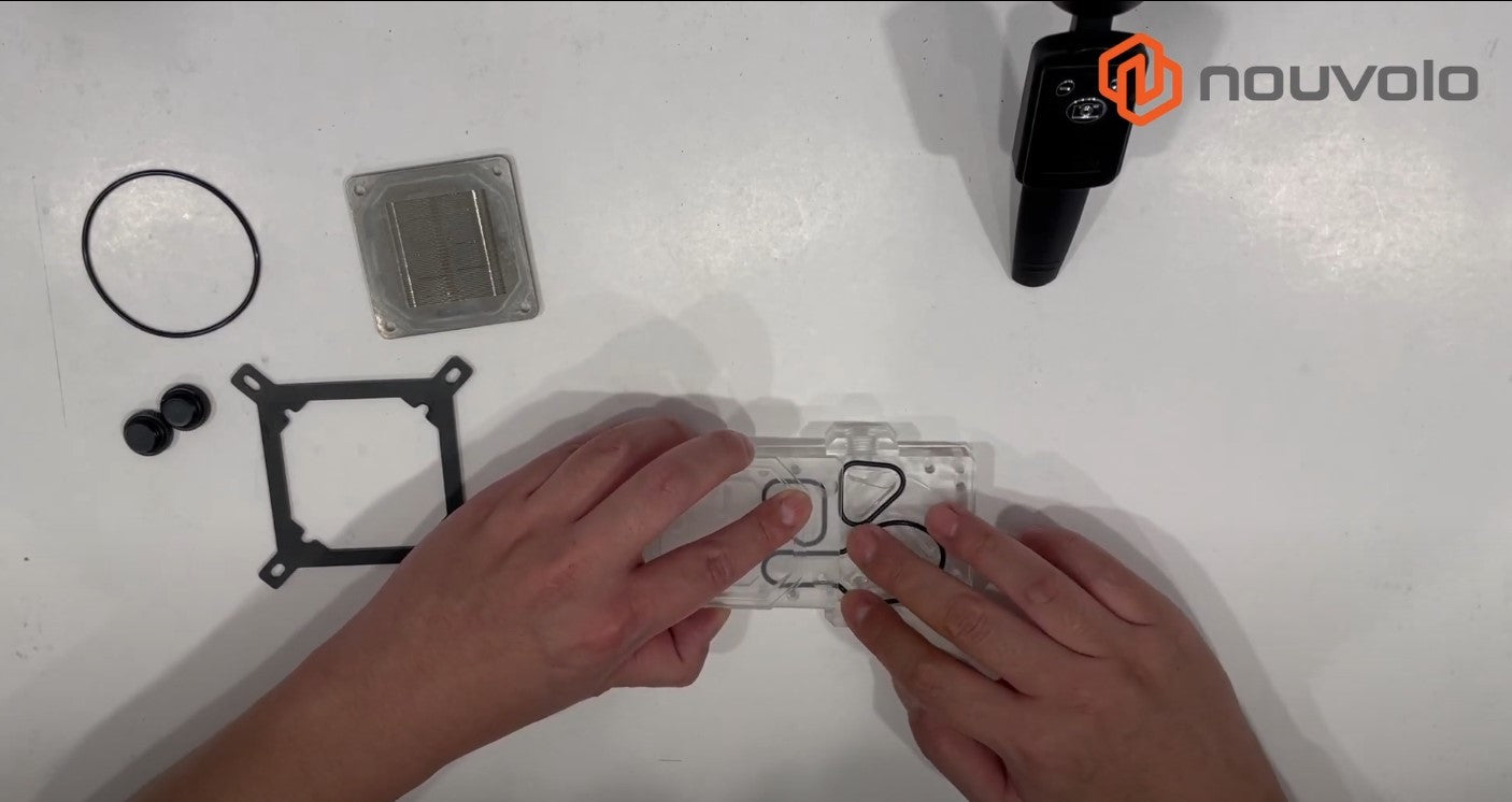 Nouvolo Aquanaut - Ultra Low Profile CPU Block & Pump Mount Combo