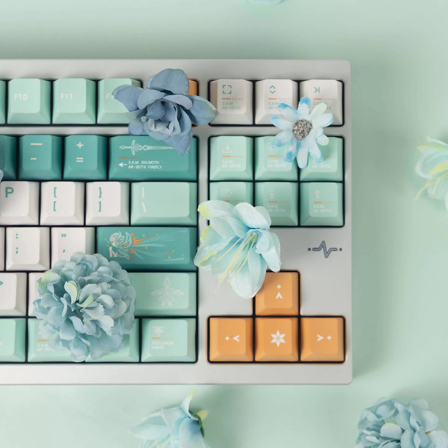 Honkai: Star Rail AR-26710 Firefly Keycap Set, Cherry Profile, Dye Sub PBT Key Cap