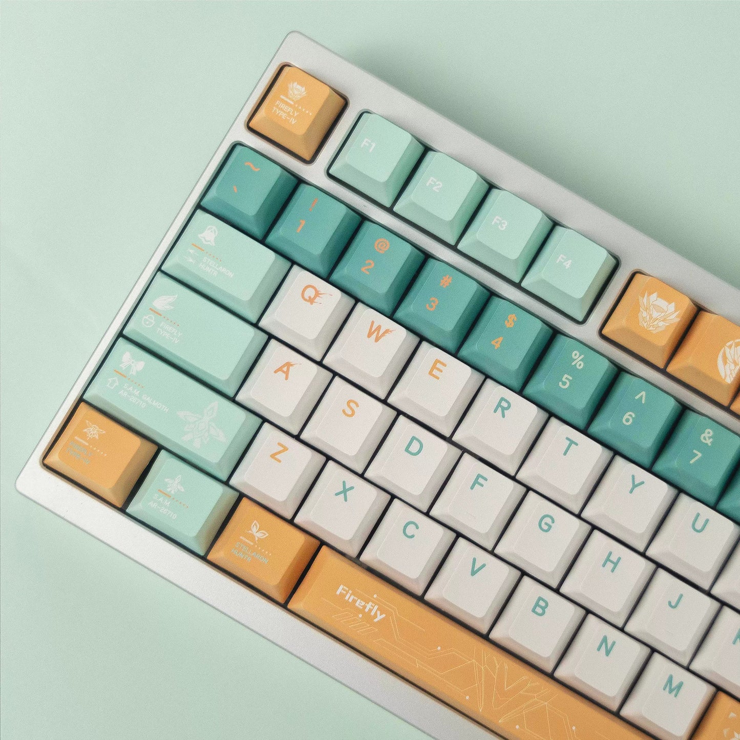 Honkai: Star Rail AR-26710 Firefly Keycap Set, Cherry Profile, Dye Sub PBT Key Cap