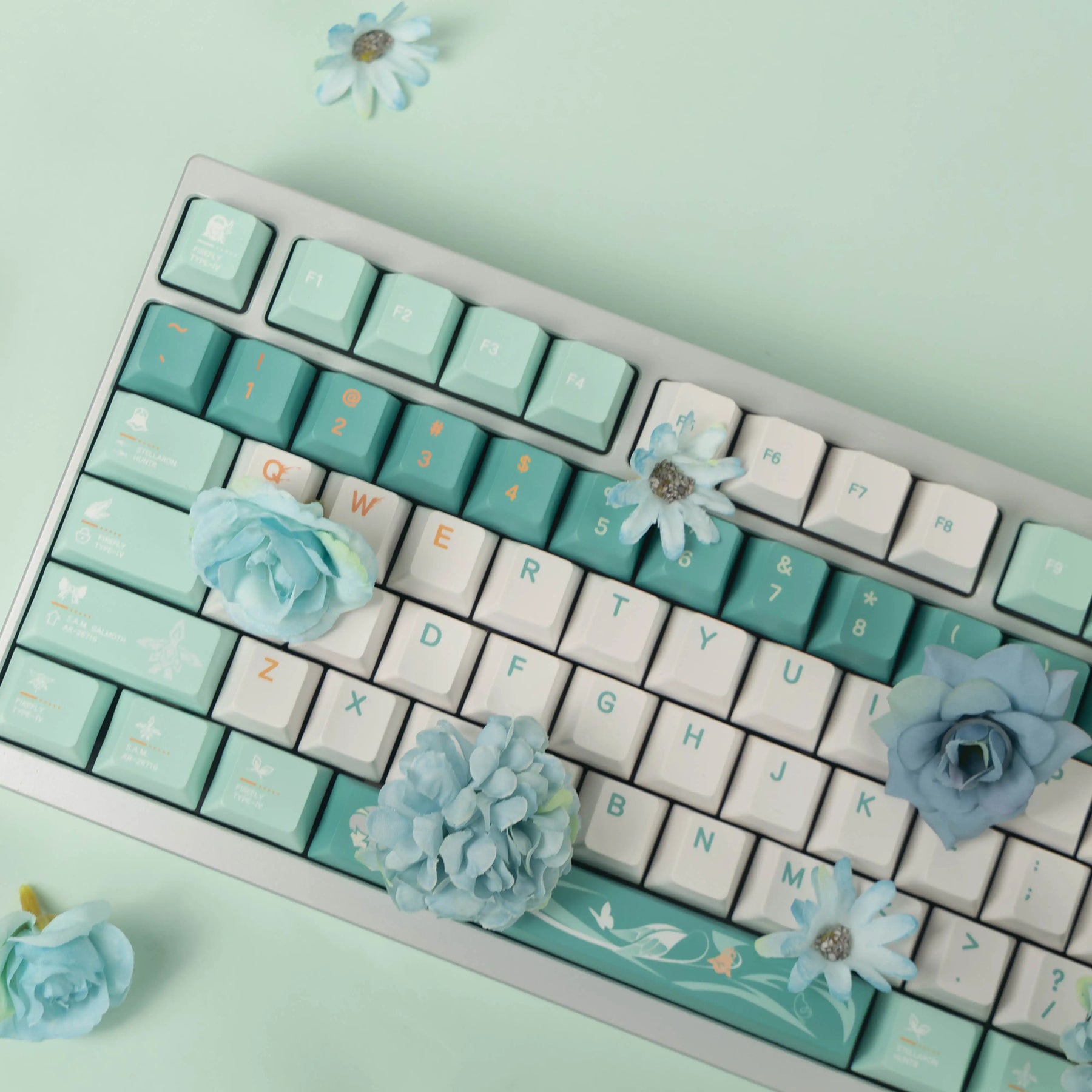 Honkai: Star Rail AR-26710 Firefly Keycap Set, Cherry Profile, Dye