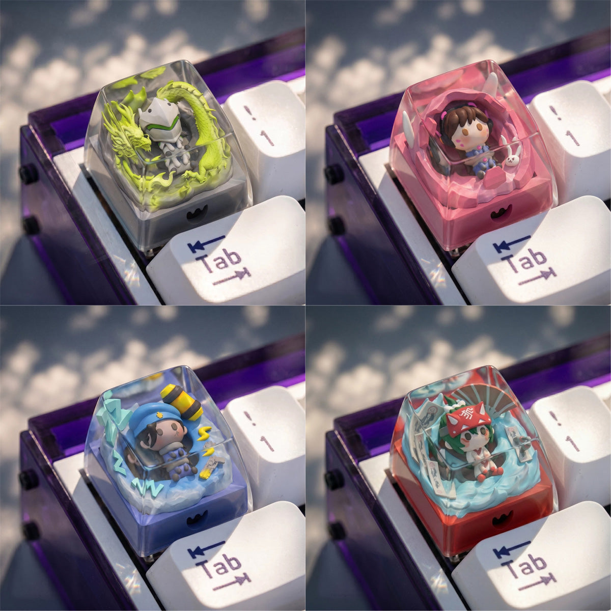 Overwatch Heroes Artisan Resin 3D Keycap