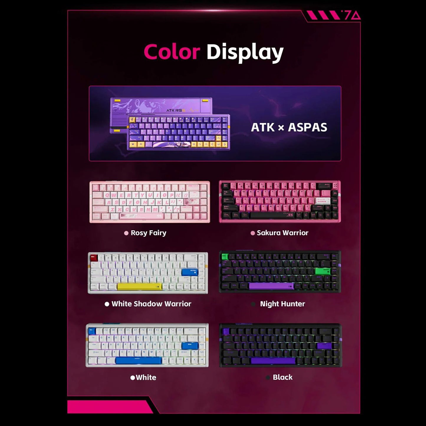 ATK RS6/Ultra Aluminum HE Magnetic Gaming Keyboard