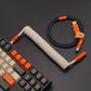 Build to Order Coiled Keyboard Aviator Custom Cable, Lemo Style Connector