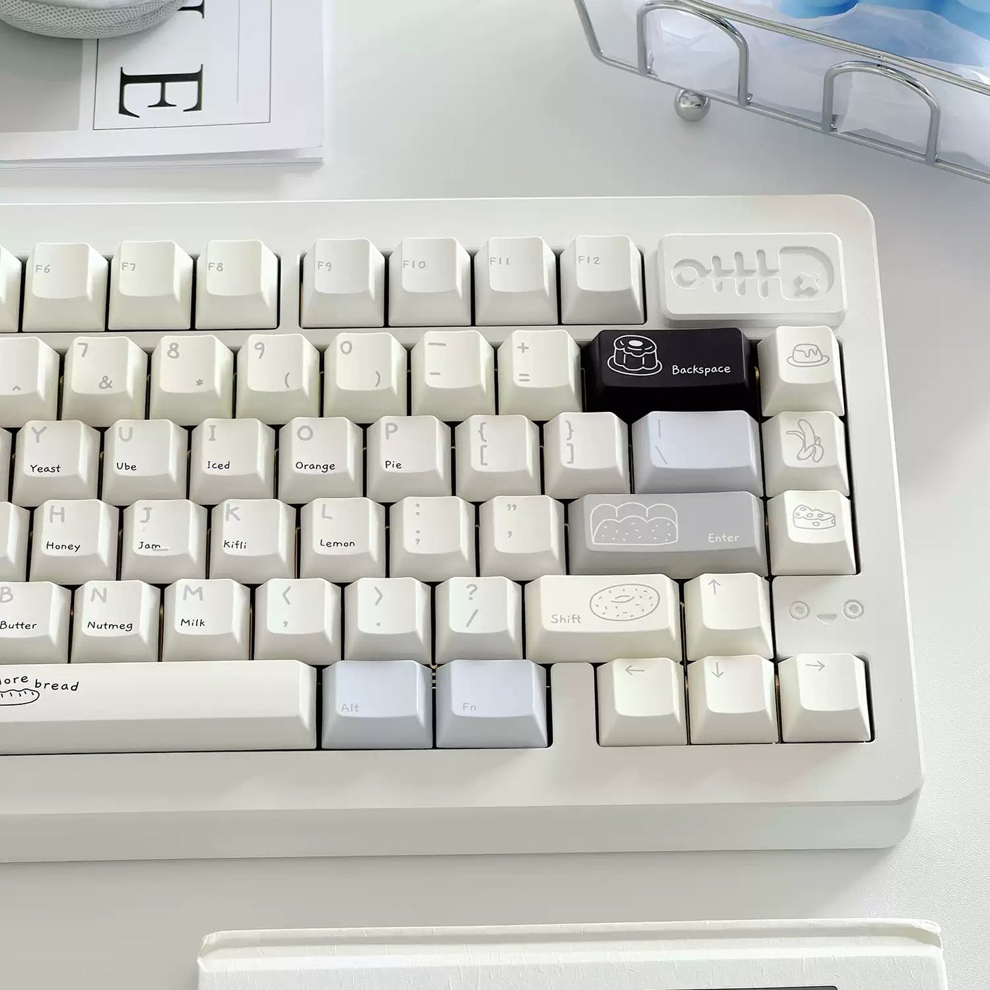 Baker's Diary Cute Keycap Set, Cherry Profile, Dye Sub PBT