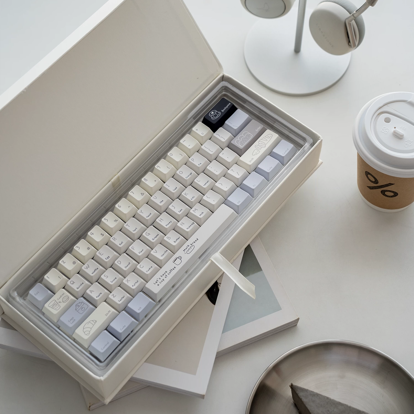 Baker's Diary Cute Keycap Set, Cherry Profile, Dye Sub PBT