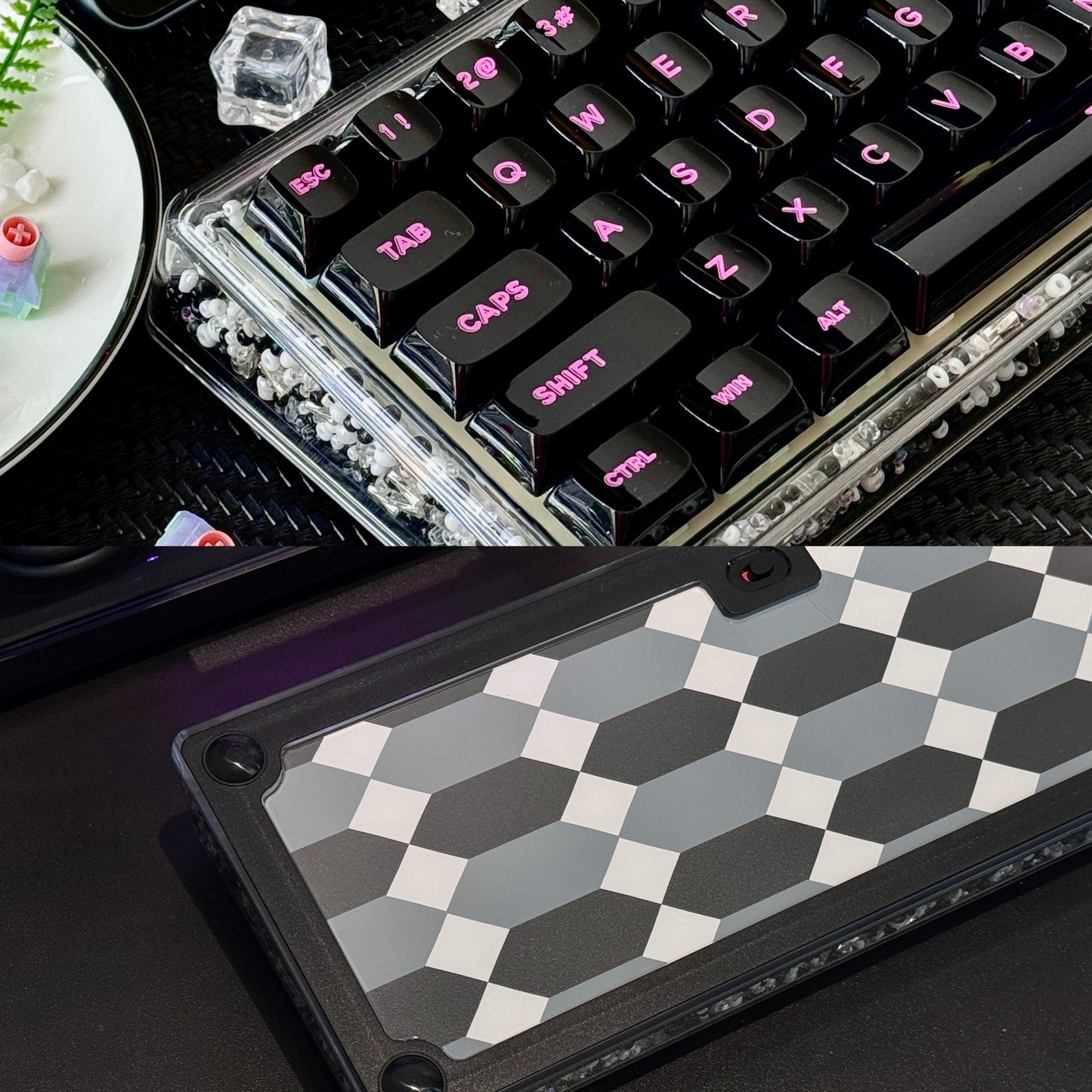 Ainbell Base68 (Beads) Cute Custom Design Keyboard