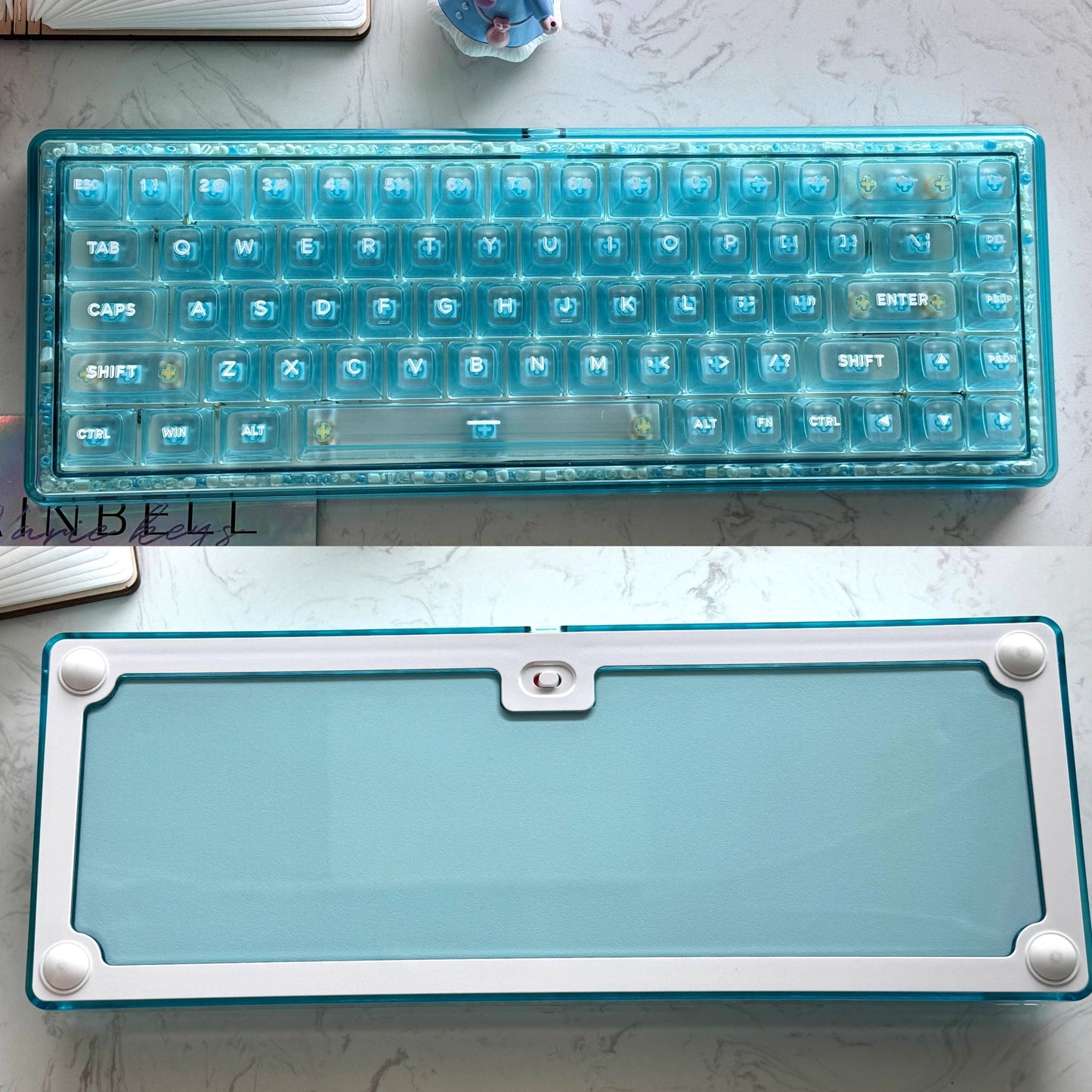 Ainbell Base68 (Beads) Cute Custom Design Keyboard