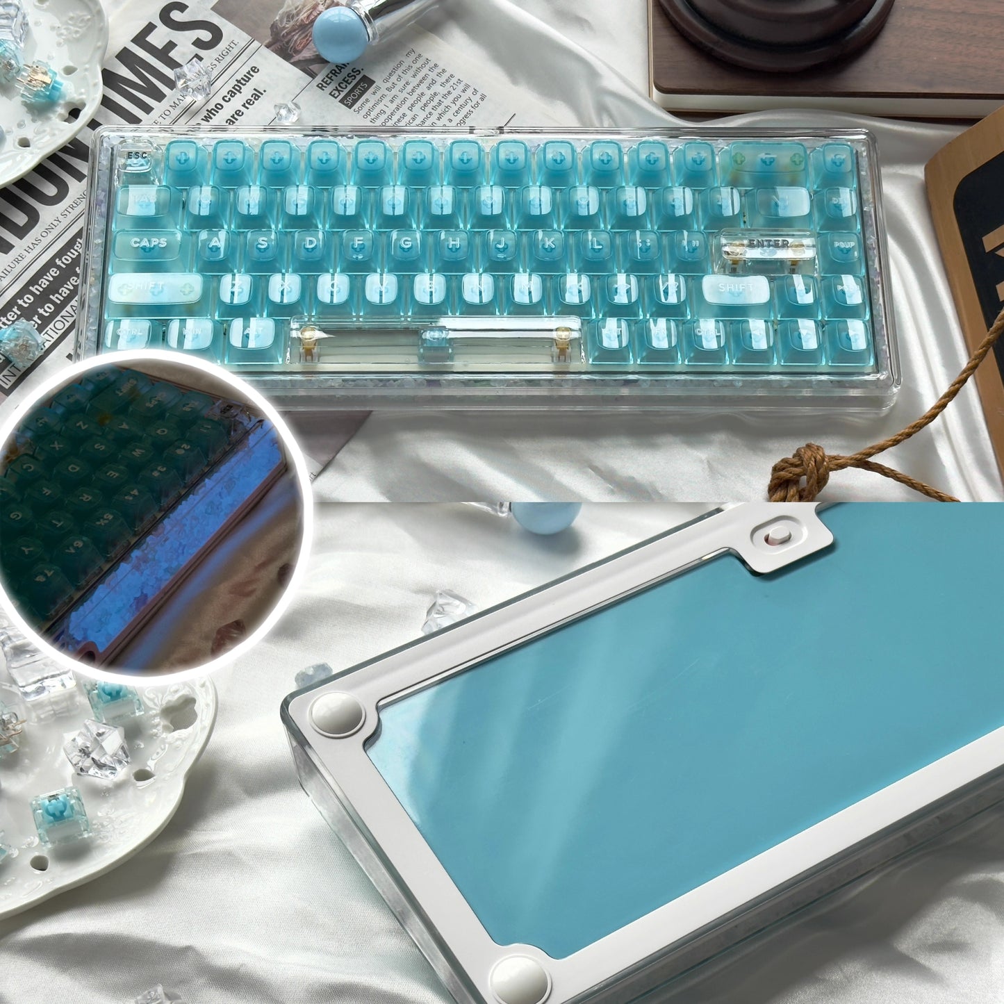 Ainbell Base68 (Beads) Cute Custom Design Keyboard