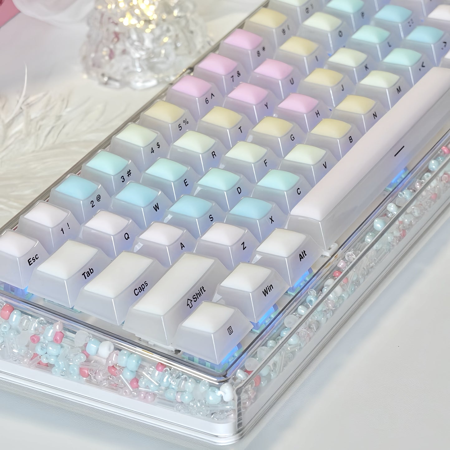 Ainbell Base68 (Beads) Cute Custom Design Keyboard