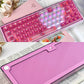 Ainbell Base68 (Pink Heart) Cute Custom Design Keyboard