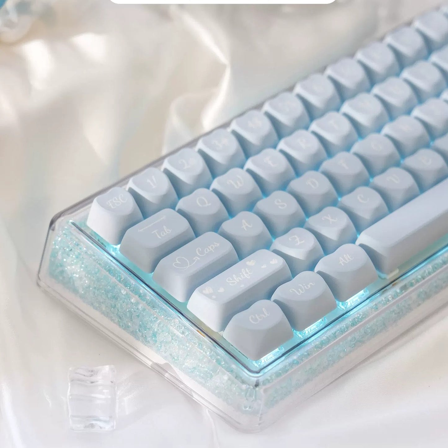 Ainbell Base68 Heart-to-Heart Cute Custom Design Keyboard