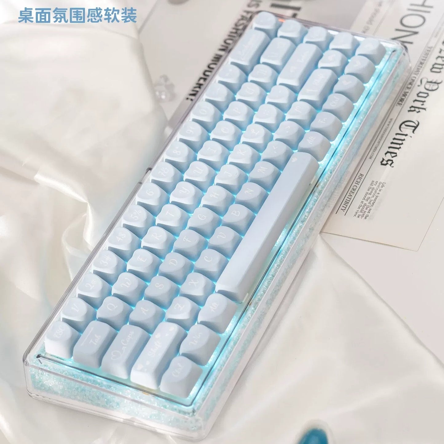 Ainbell Base68 Heart-to-Heart Cute Custom Design Keyboard