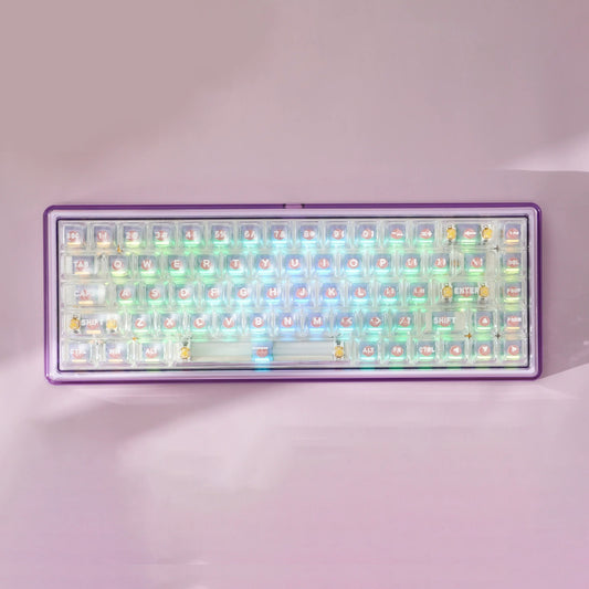 Ainbell Base68 (Light Grape) Cute Custom Design Keyboard