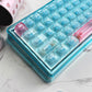Ainbell Base68 Ocean Blue Themed Cute Custom Design Keyboard