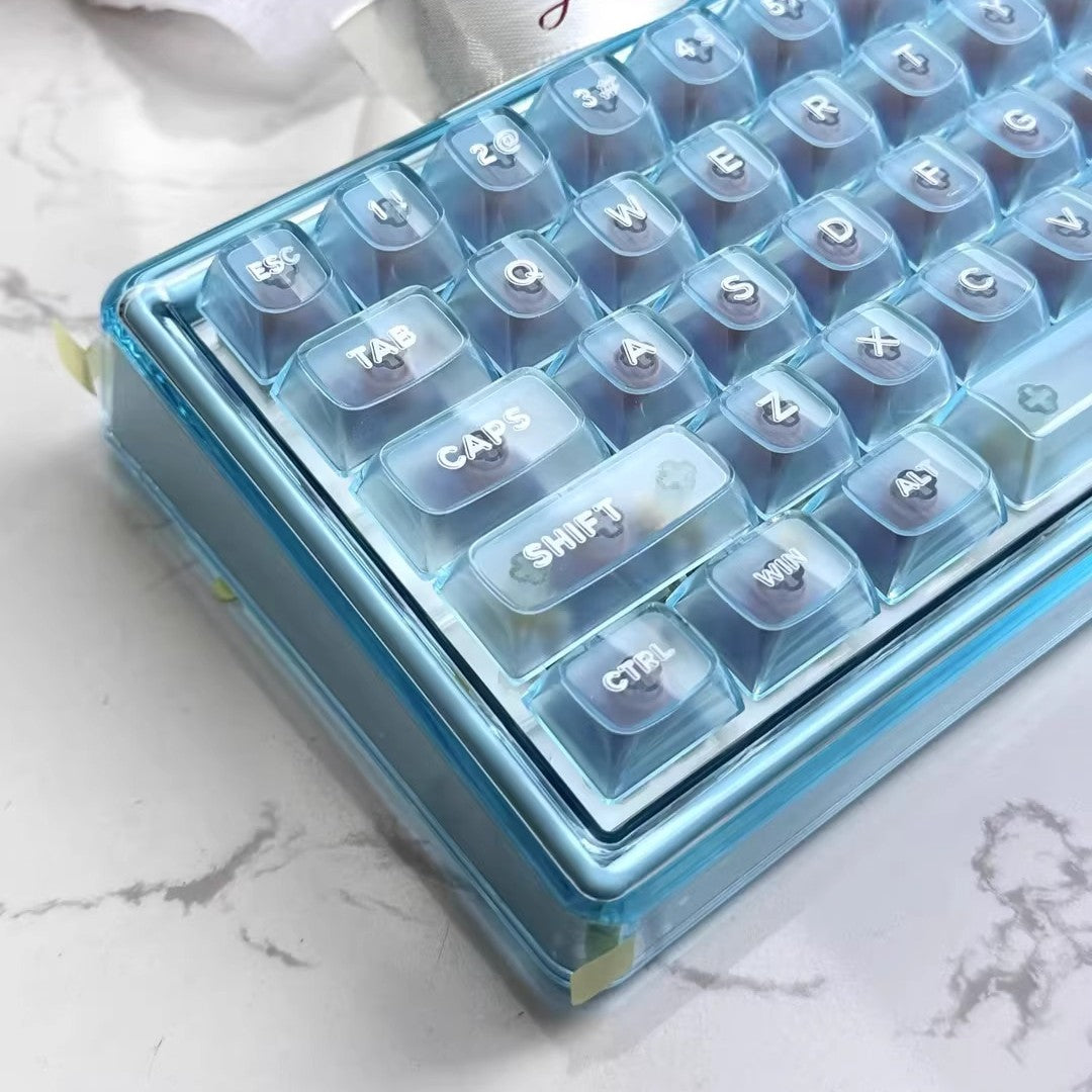 Ainbell Base68 Ocean Blue Themed Cute Custom Design Keyboard