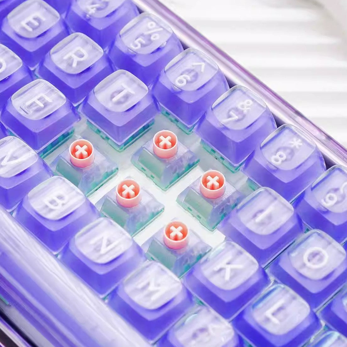 Ainbell Base68 (Grape) Cute Custom Design Keyboard