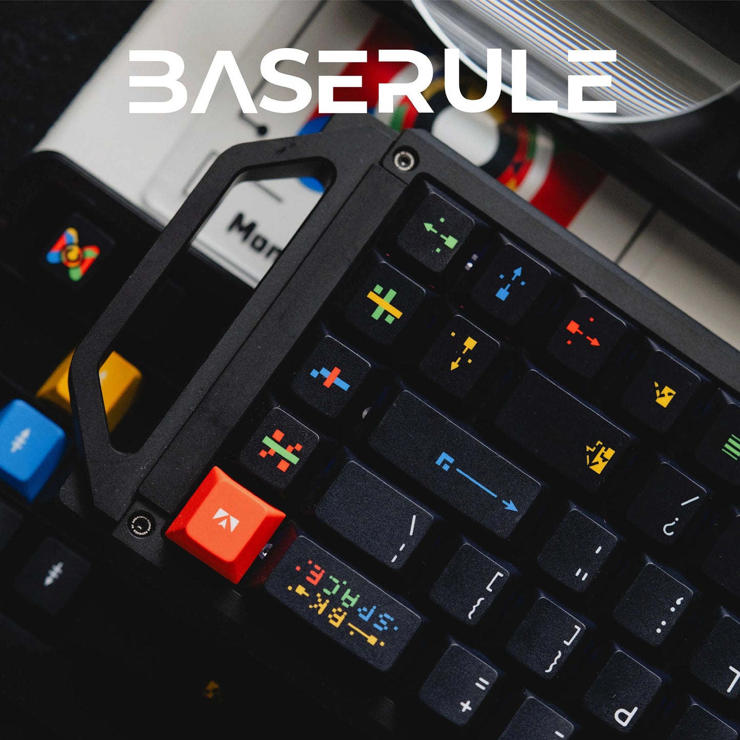 MonsterLab Base & Rule Keycap Set, Cherry Profile, Dye Sub PBT