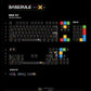 MonsterLab Base & Rule Keycap Set, Cherry Profile, Dye Sub PBT