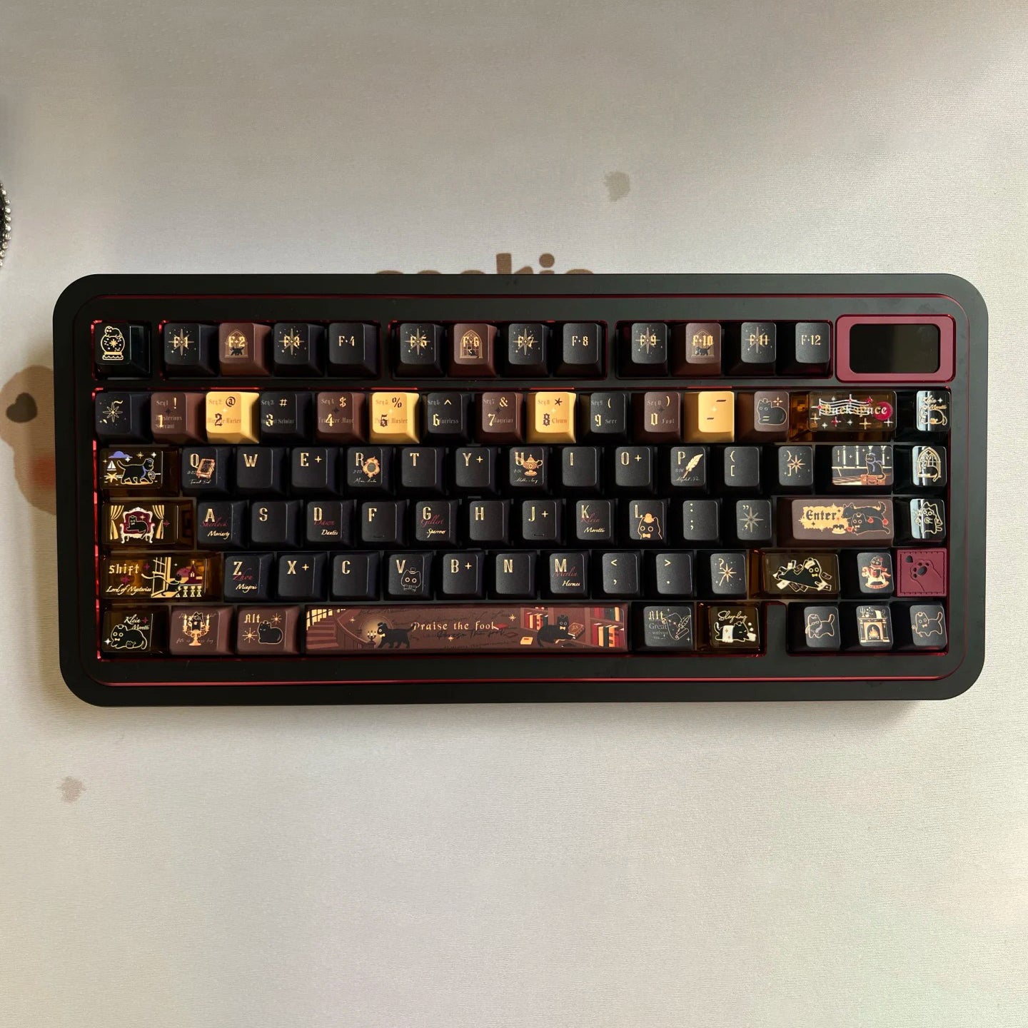 Bear75V3 Keyboard Barebone with Screen