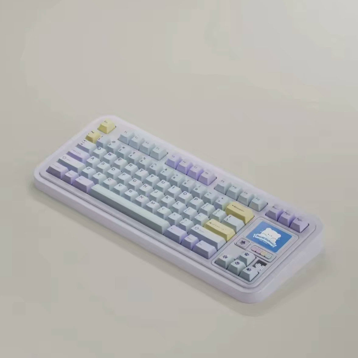 Bear80 Mechanical Keyboard Barebone with LCD Screen