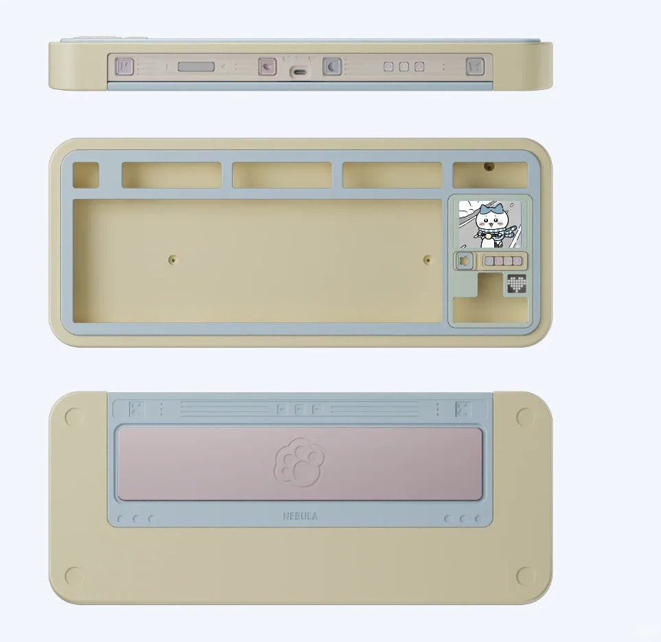 Bear80 Mechanical Keyboard Barebone with LCD Screen