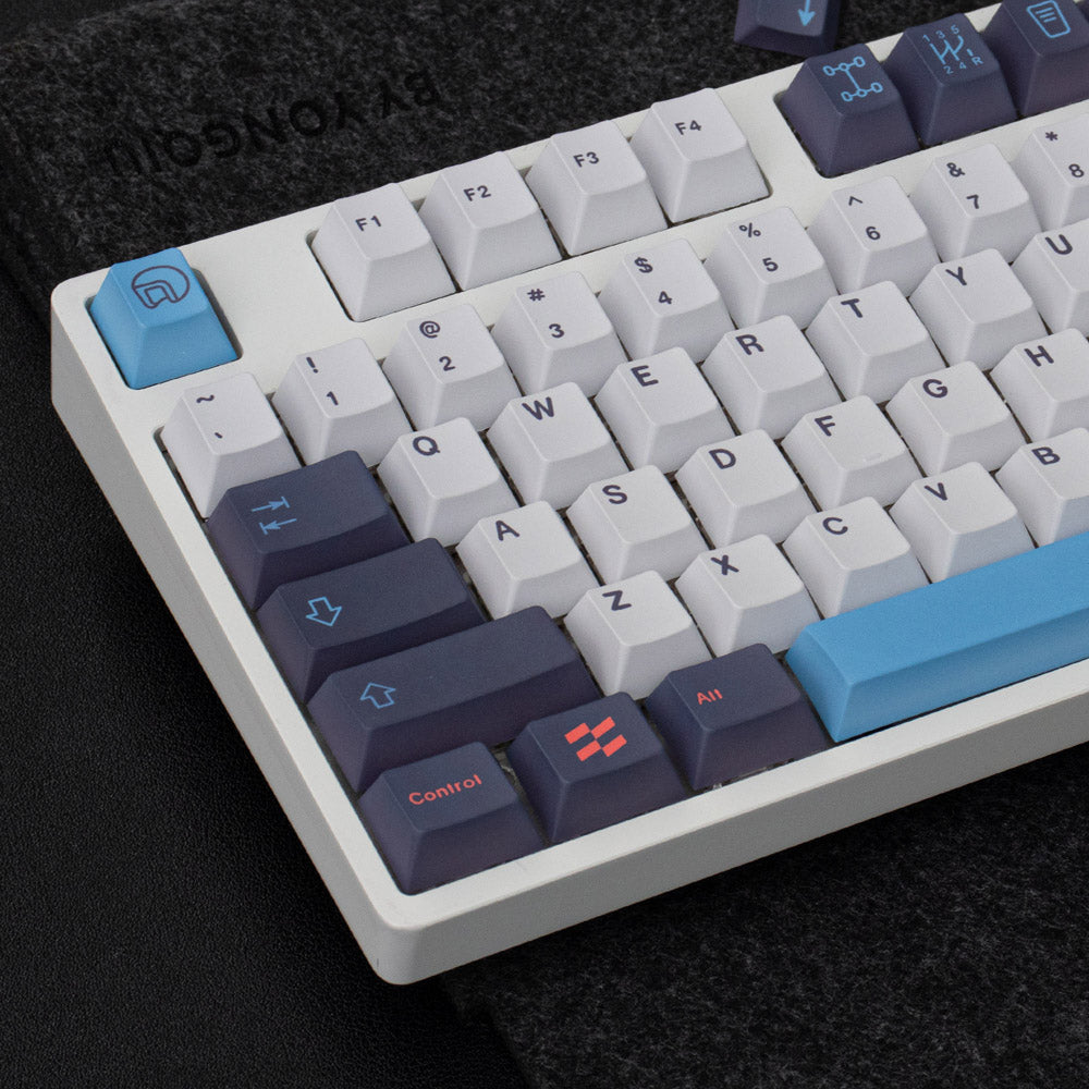 GMK Trackday Keycap Set, Cherry Profile, Dye Sub PBT Key Cap