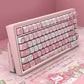BK75 Custom Mechanical Keyboard - Pink