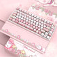 BK75 Custom Mechanical Keyboard - Pink