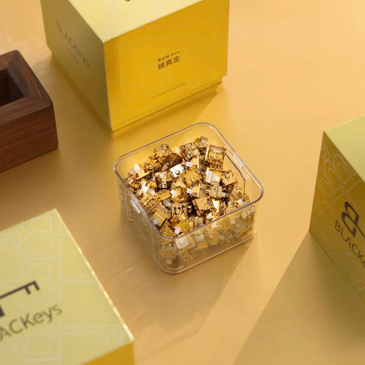 BLACKeys Gold Plated Switches